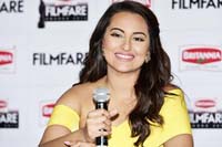 Sonakshi Sinha Yellow Dress Photos